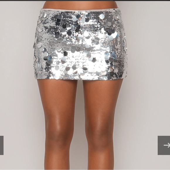 Guizio Sequined Mini skirt - Picture 3 of 5